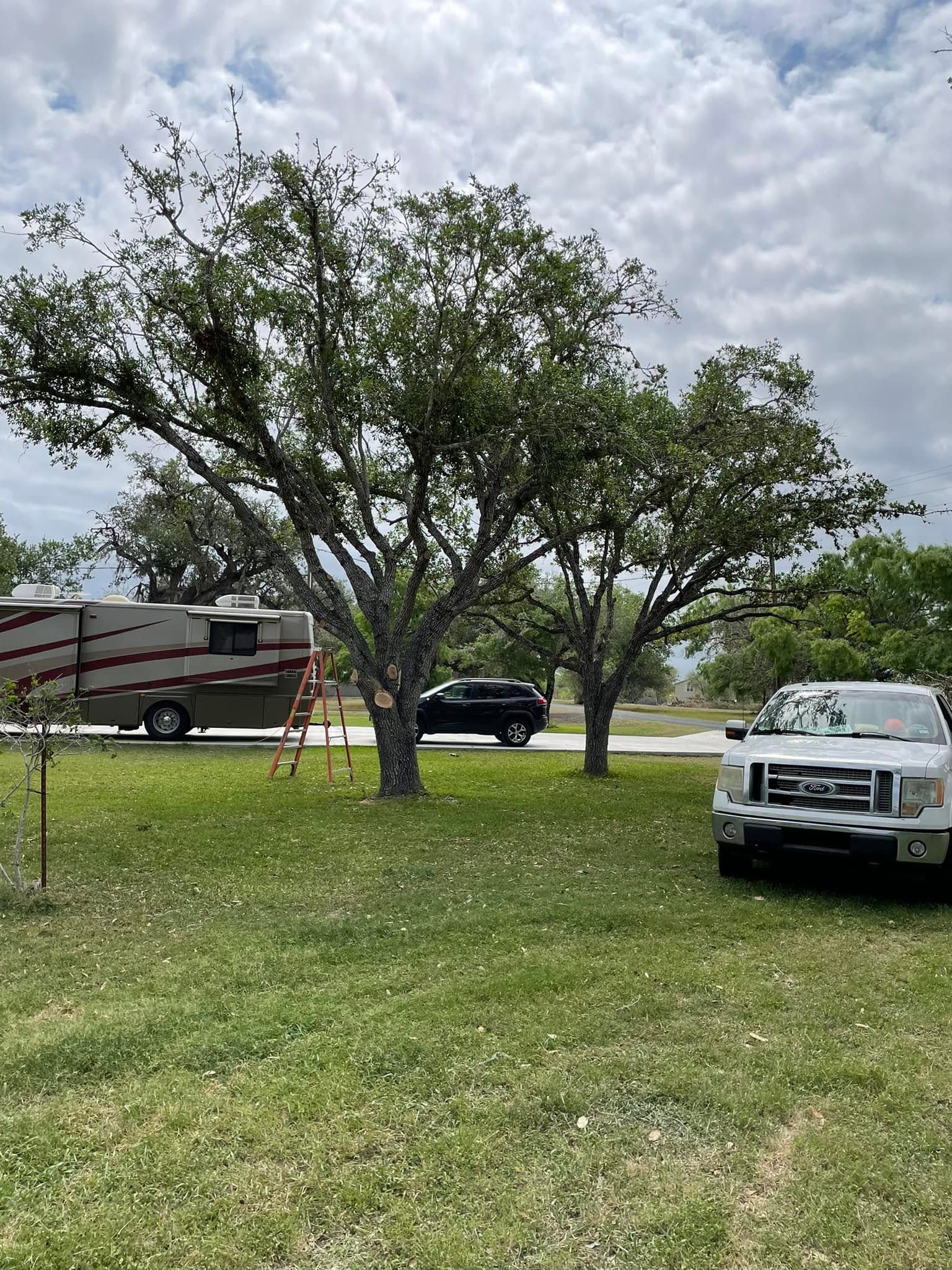 A motorhome being relocated by the Some Of It All crew